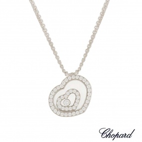 Chopard White Gold Happy Spirit Diamond Pendant